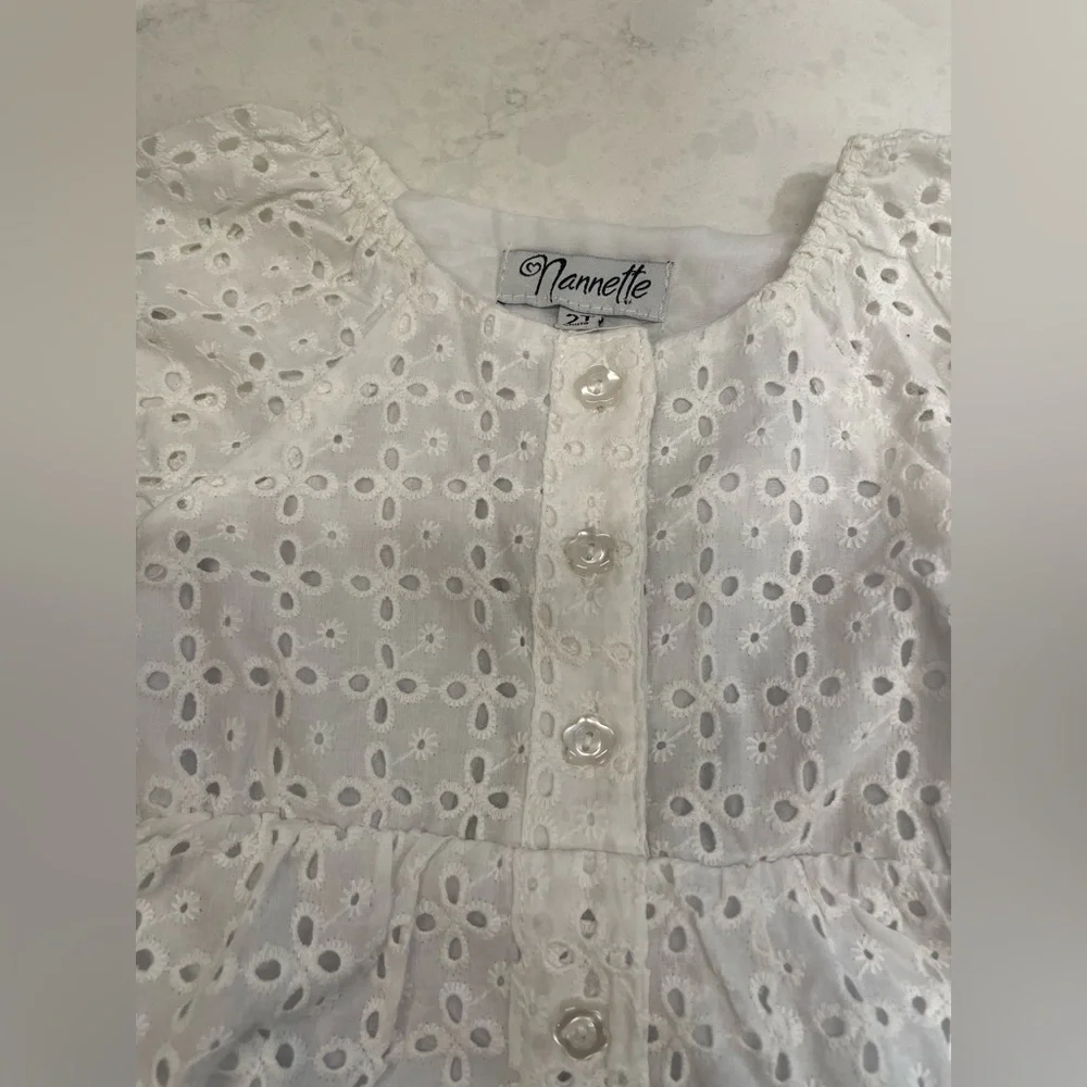 Nannette Easter/Spring White Dresses Toddler Size 2T‎ NWT